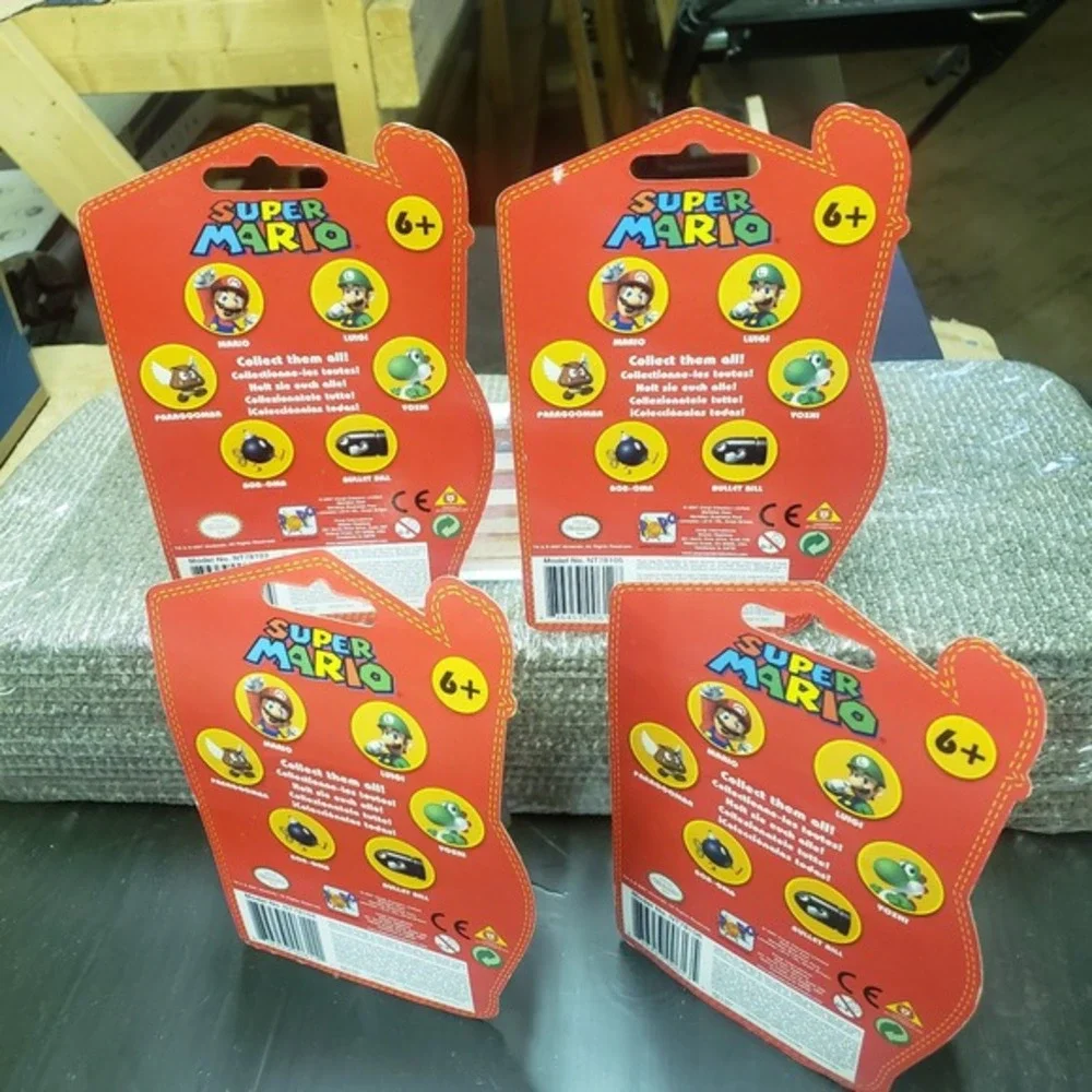 2007‎ Nintendo Super Mario Mini Figures NEW Sealed Mario Luigi Yoshi Bullet Bill